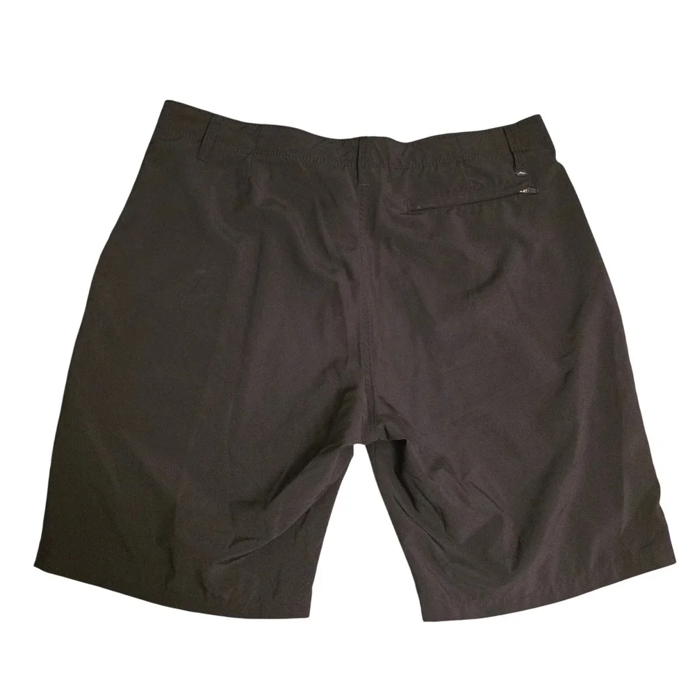 Denali Mens Performance Shorts Brown Size 36 Stretch Hiking Outdoor‎ Casual